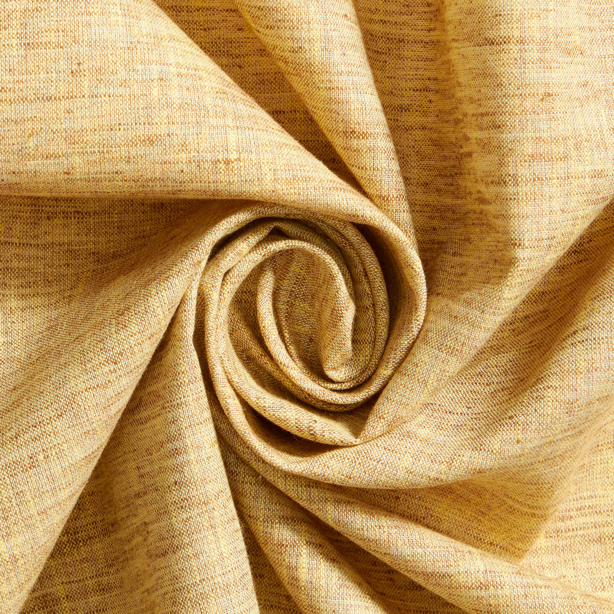Golden Glamour Two Tone Poplin Yellow & Brown Material—55/45-Poly-Cotton Blend—(58/59 Inch) Wide—Sold by the Yard—Multi-Purpose—Available for Nationwide Shipping