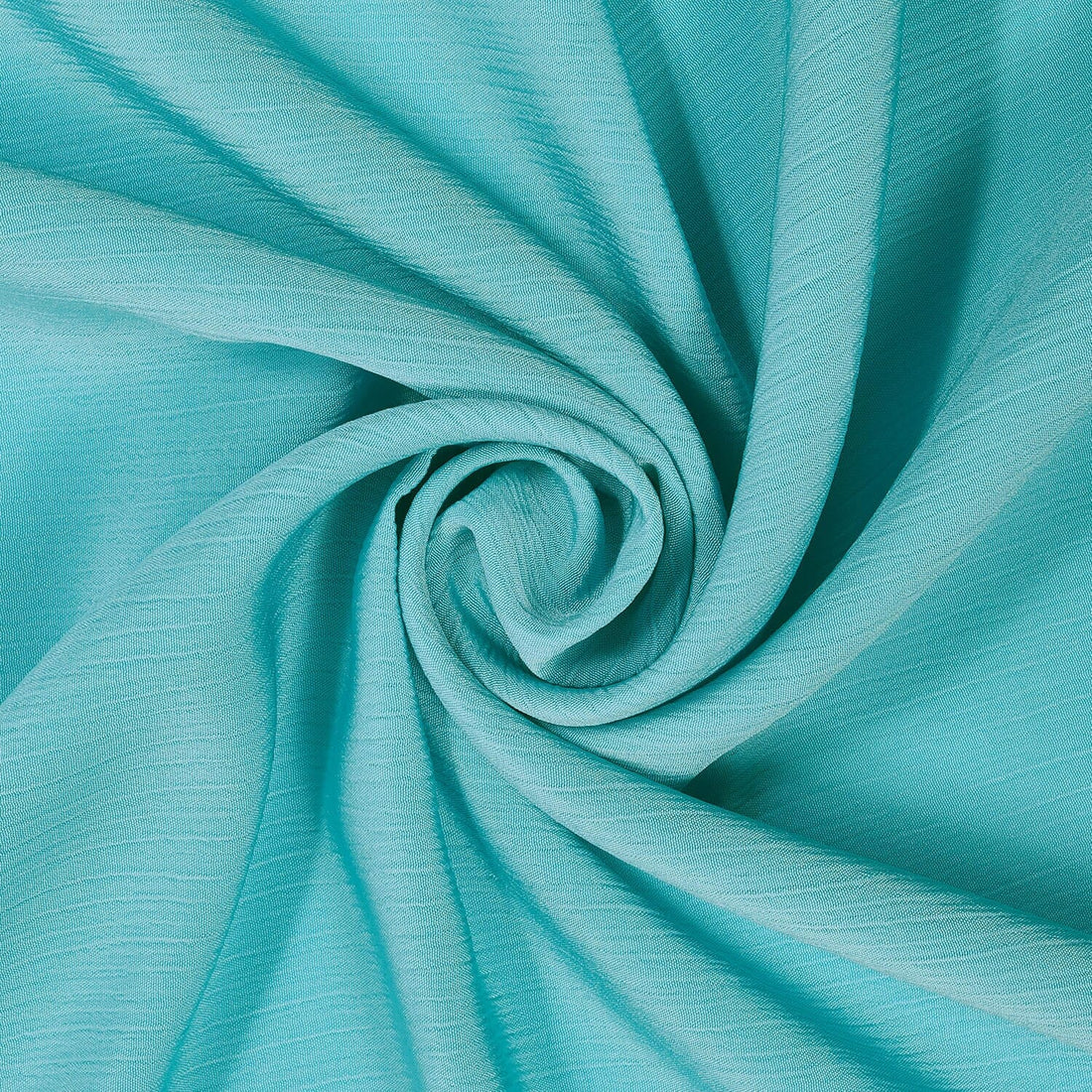 CARTER TURQUOISE CRINKLE POLY-BLEND MATERIAL
