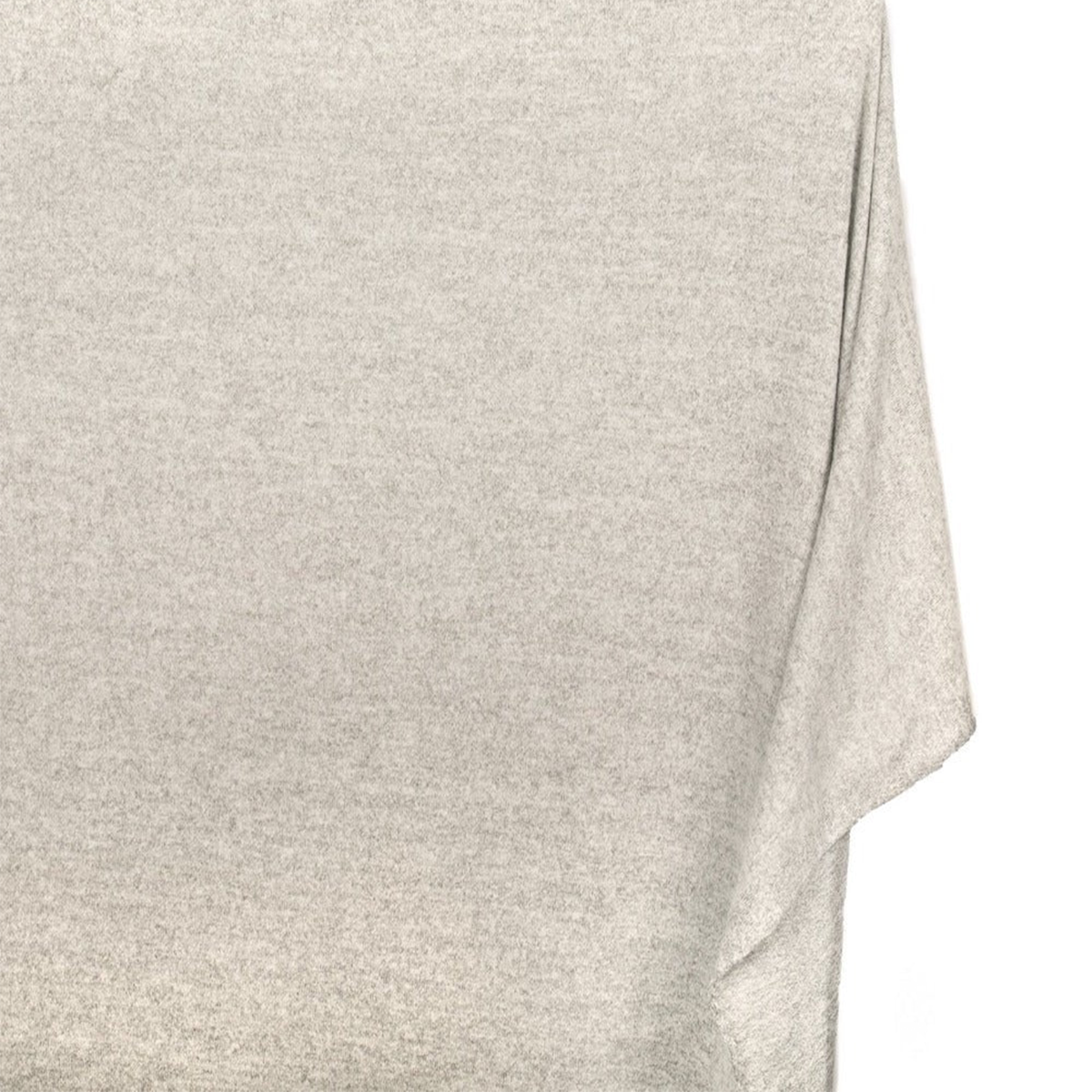 Light Grey—Brushed Two Tone—Sweater Knit Material—100% Polyester—Premium Quality—56"-Inches Wide—Sold by the Yard