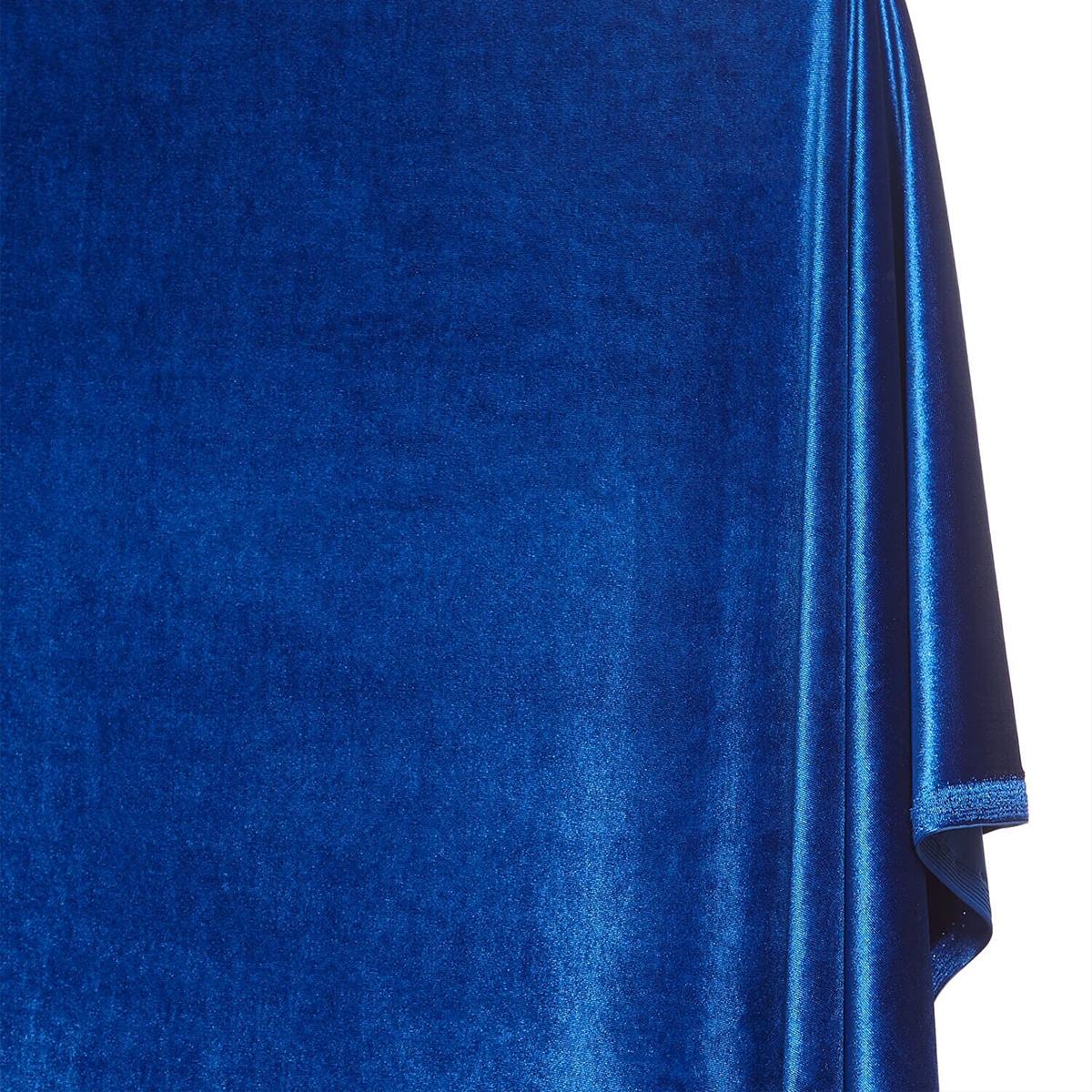 Royal Blue—80% Polyester, 20% Cotton —Crushed Velvet Fabric—Multi-Purpose —Sold by the Yard—Available in the USA.