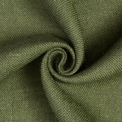 Standard Jute Burlap Fabric—100% Hypoallergenic—Deep Olive Green Hue—100% Jute—Sold by the Yard—52" Inches Wide