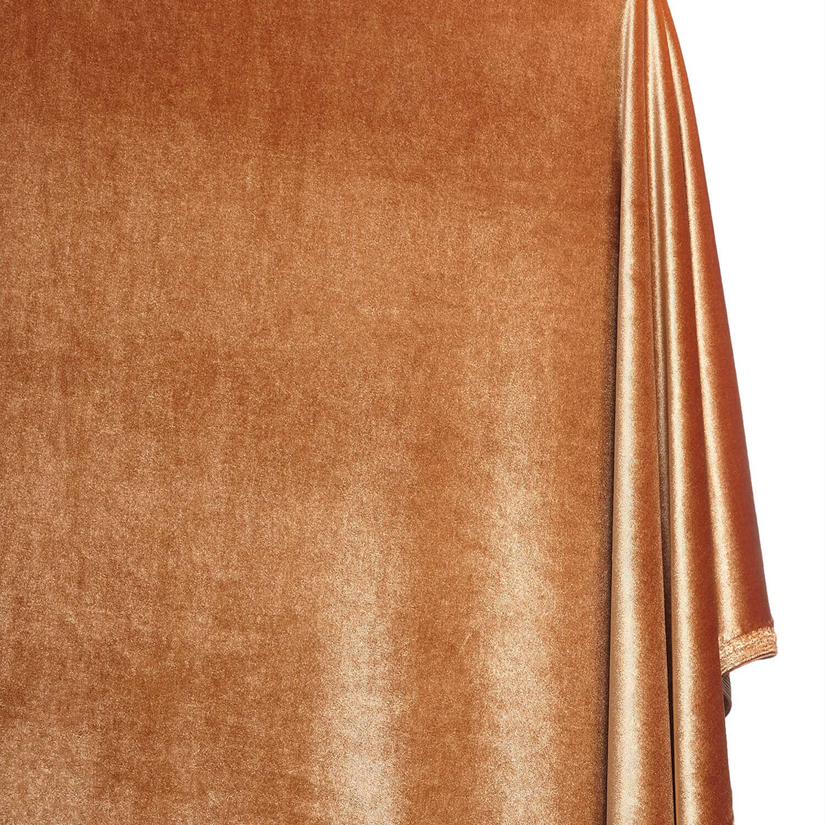 Close-up of a brown fabric with a textured surface