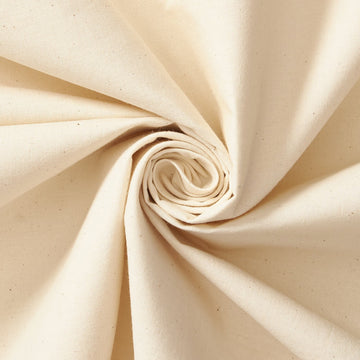 Natural Unbleached Muslin Fabric Lightweight & Breathable