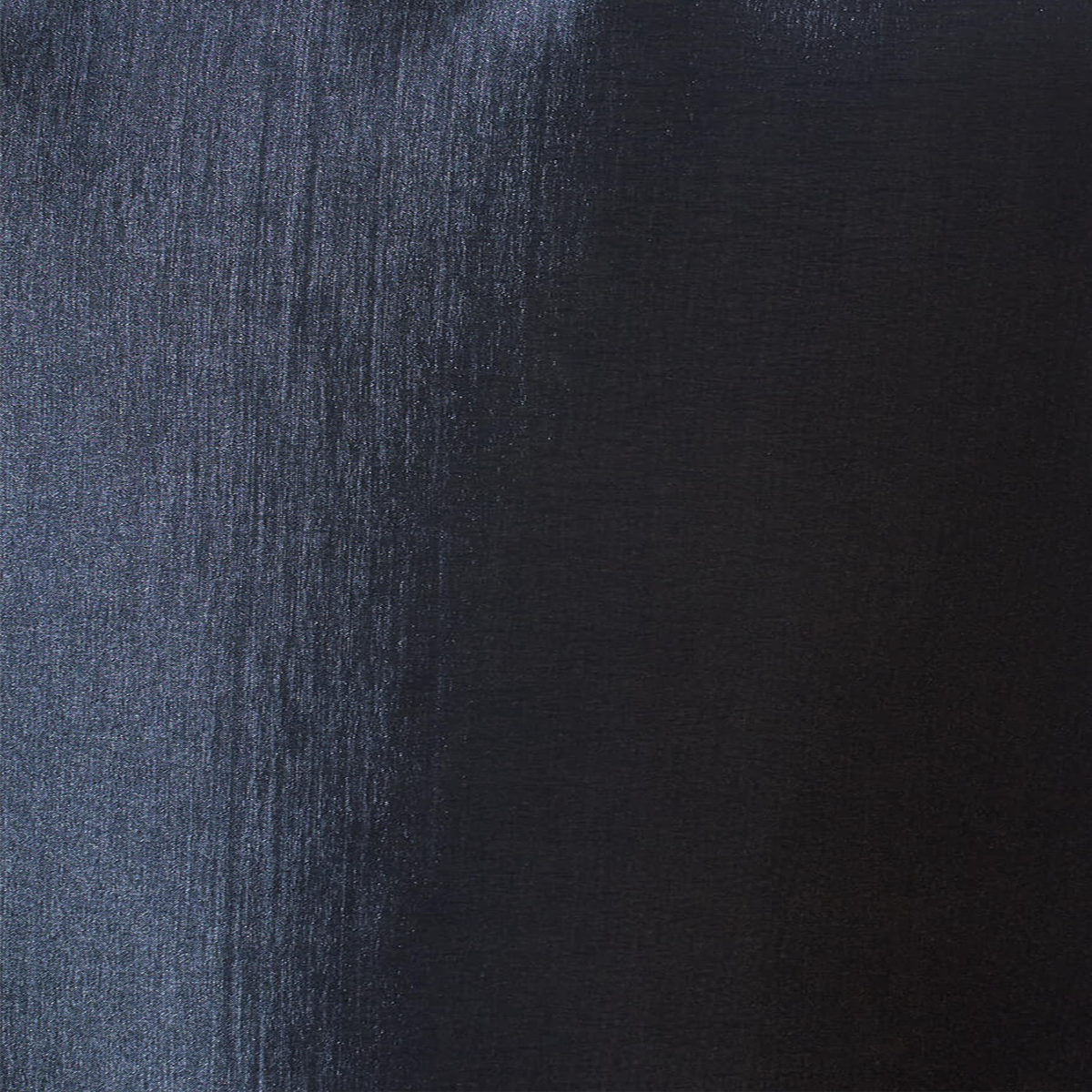 Close-up of navy blue stretch taffeta fabric with a smooth texture and subtle sheen| Sold by the Yard – Beautiful Windows Elgin USA