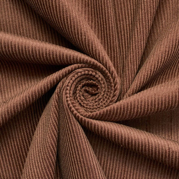 EARTHY HUE BROWN STANDARD WALE CORDUROY MATERIAL