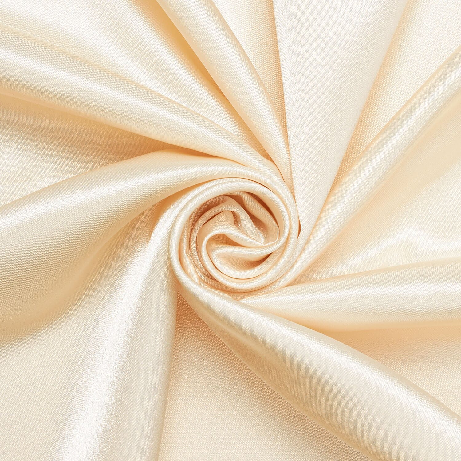 Beige Crepe Back Satin—Beige Color—100% Polyester—Sold by the Yard—Width 52" Inches Wide—Available in the USA.