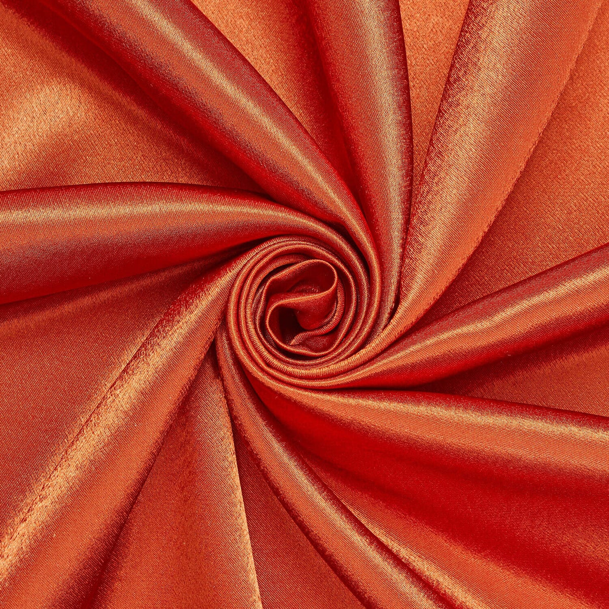 Rust crepe back satin fabric polyester | Sold by Beautiful Windows Elgin