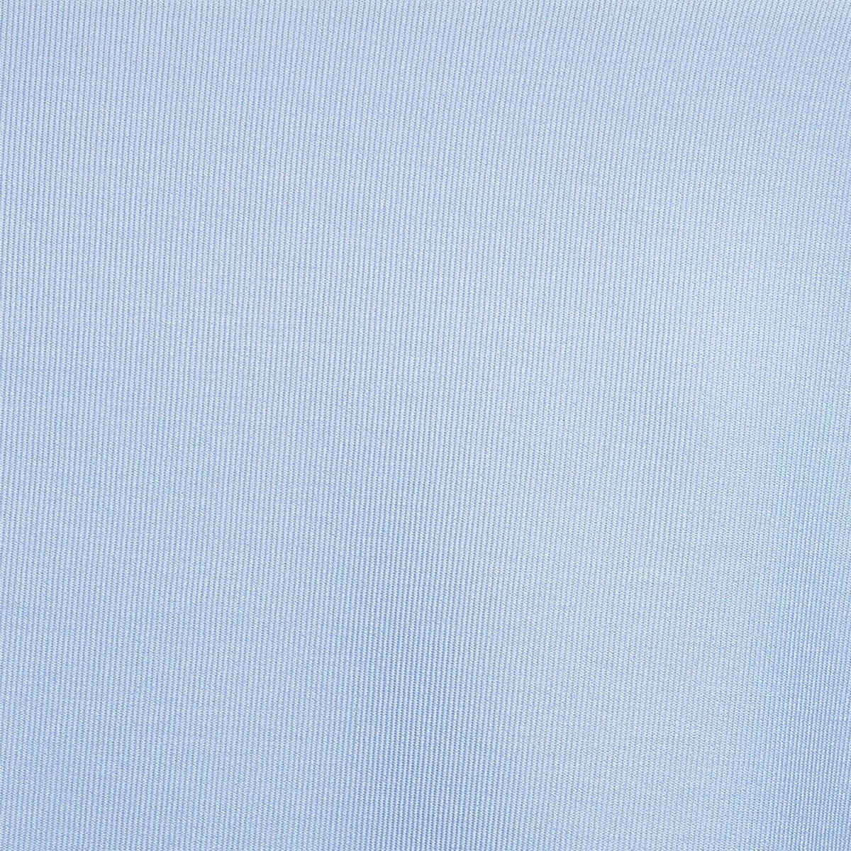 Close-up view of baby blue Doux French Rib Knit fabric with a subtle ribbed pattern.