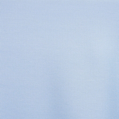 Close-up view of baby blue Doux French Rib Knit fabric with a subtle ribbed pattern.
