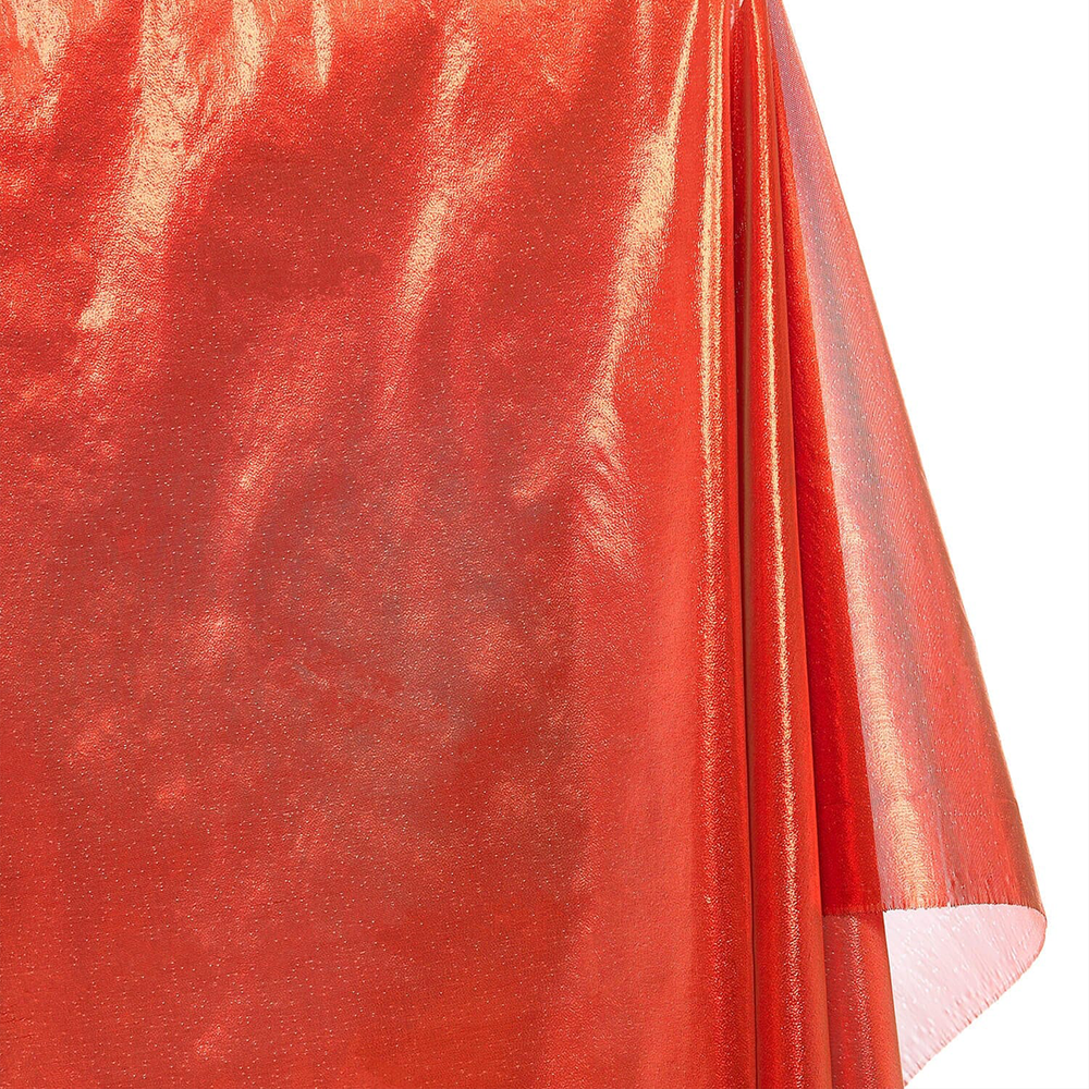 Close-up of red fabric with a textured surface| Beautiful Windows Elgin