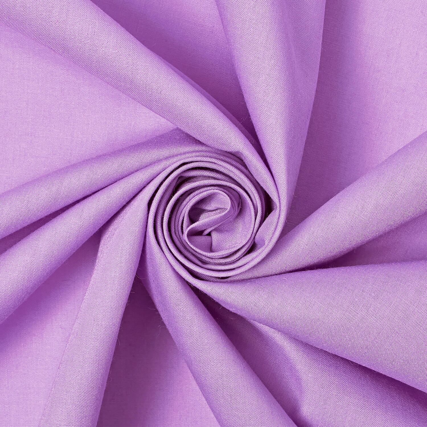 Lilac  Color Cotton Polyester Broadcloth Material—Sold by the Yard—(58/59 Inch) Wide—Available for Nationwide Shipping.