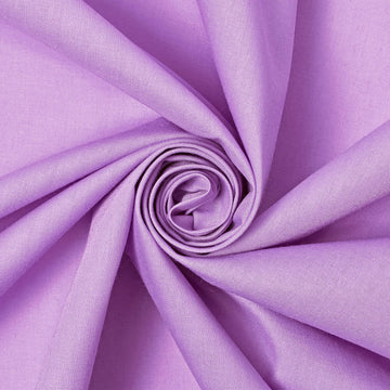 Pico Lilac Cotton Polyester Broadcloth Material