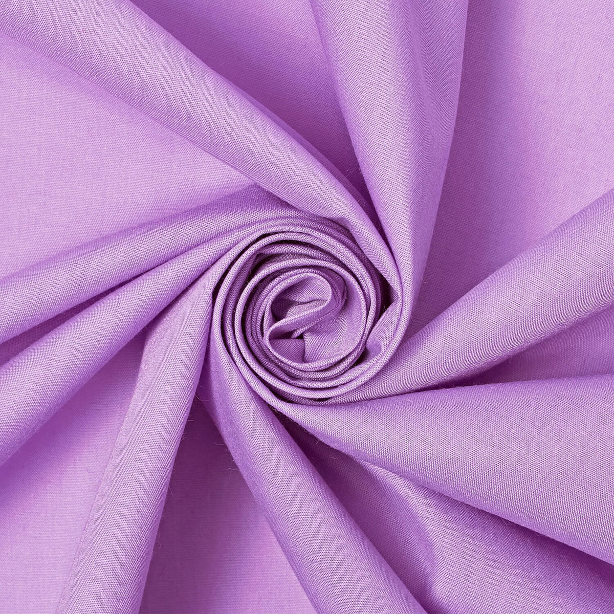 Lilac  Color Cotton Polyester Broadcloth Material—Sold by the Yard—(58/59 Inch) Wide—Available for Nationwide Shipping.