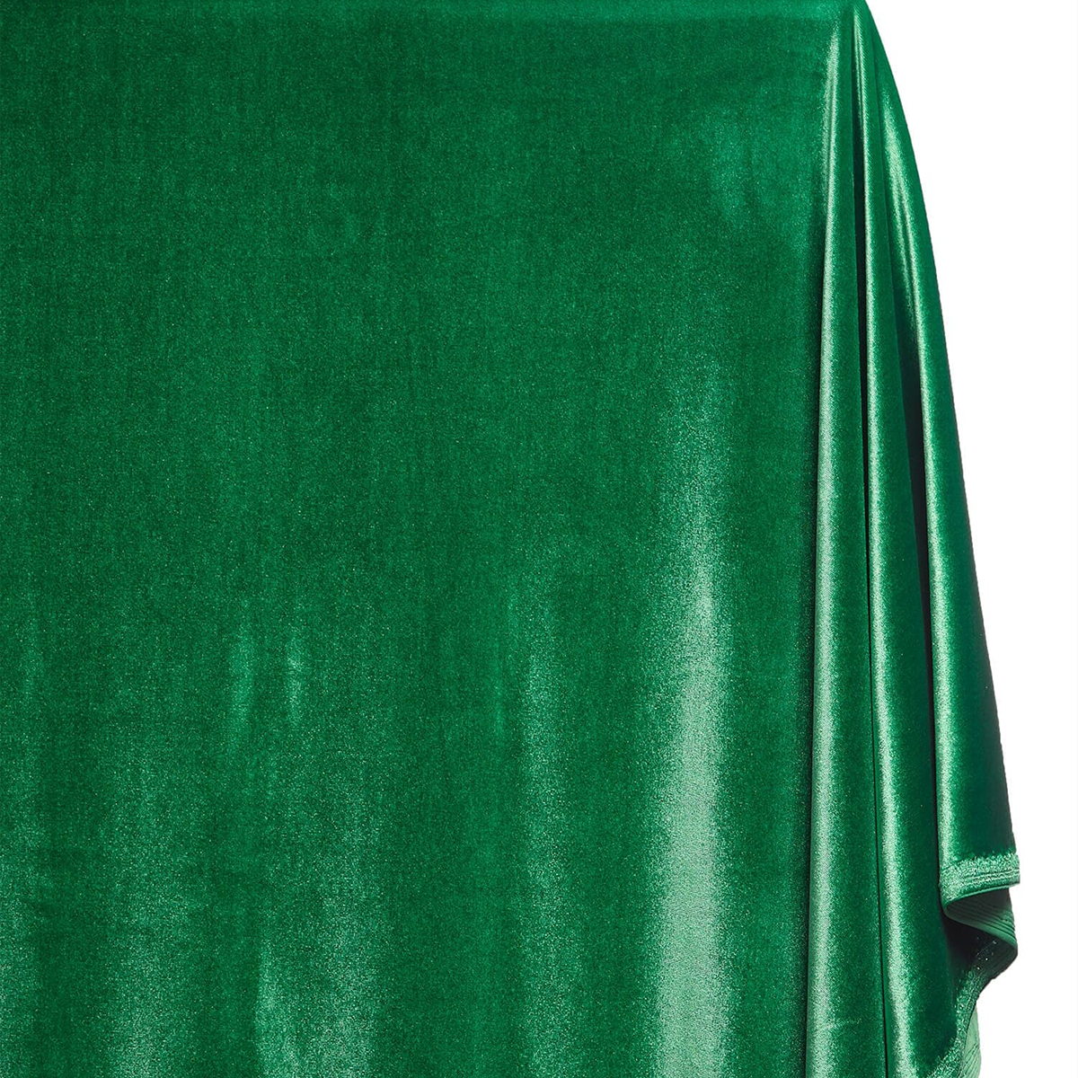 Elysian Green—Stretch Velvet Fabric—90% Polyester, 10% Spandex— 60/61 Inches—Standard Corduroy Material—Available by the yard—Nationwide Shipping