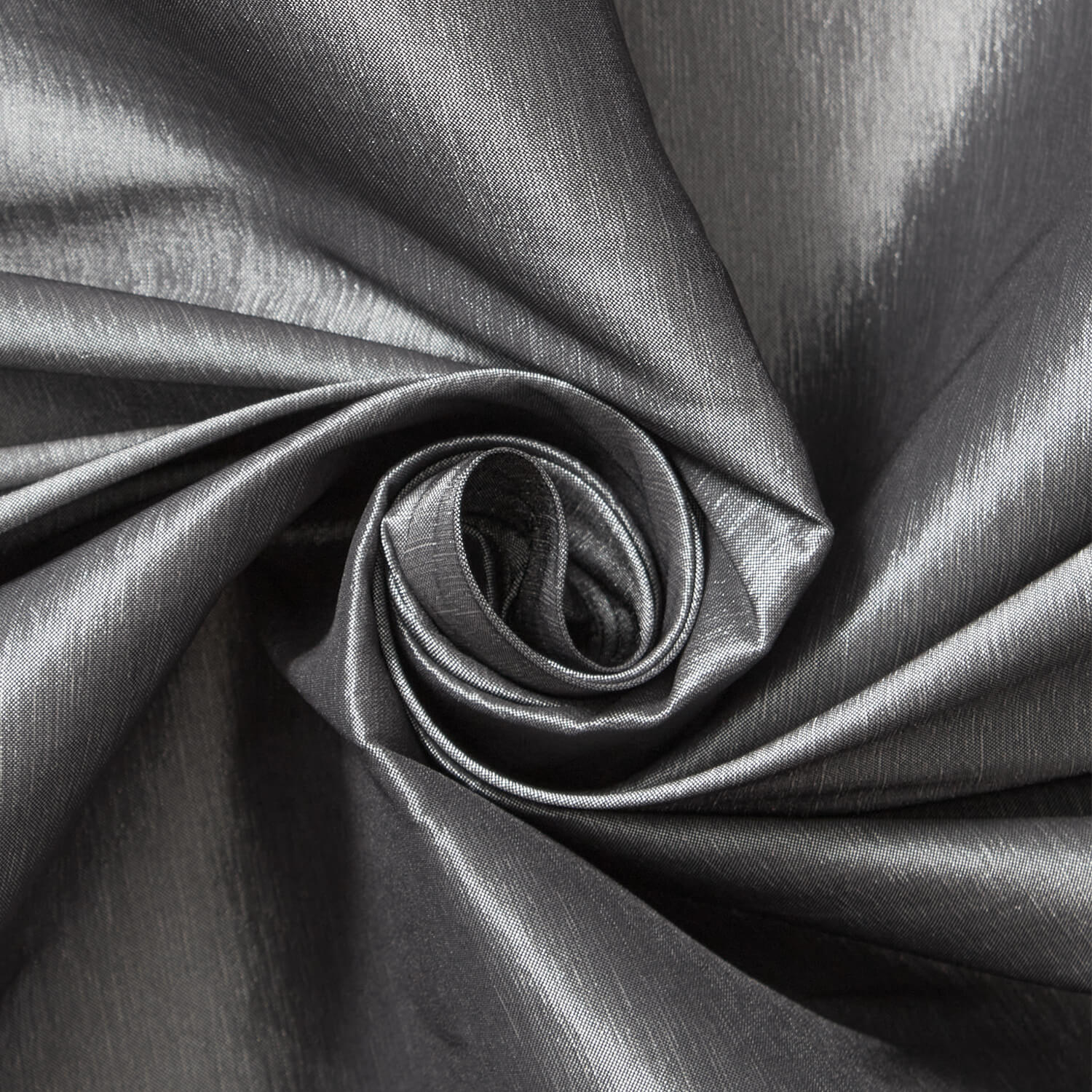 Charcoal Glide Grey Stretch Taffeta Material-60"Inches Wide