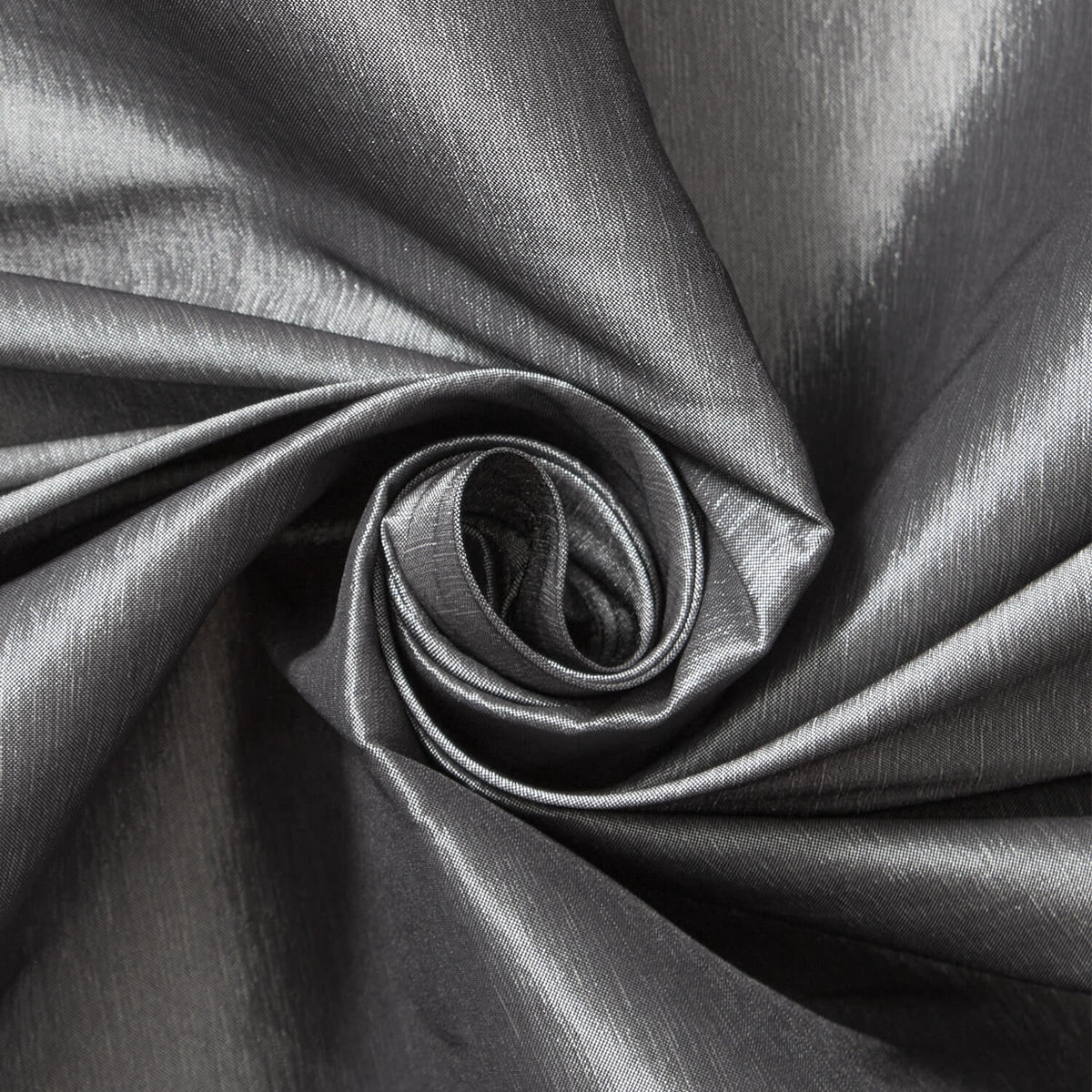 Charcoal Glide Grey Stretch Taffeta Material-60"Inches Wide