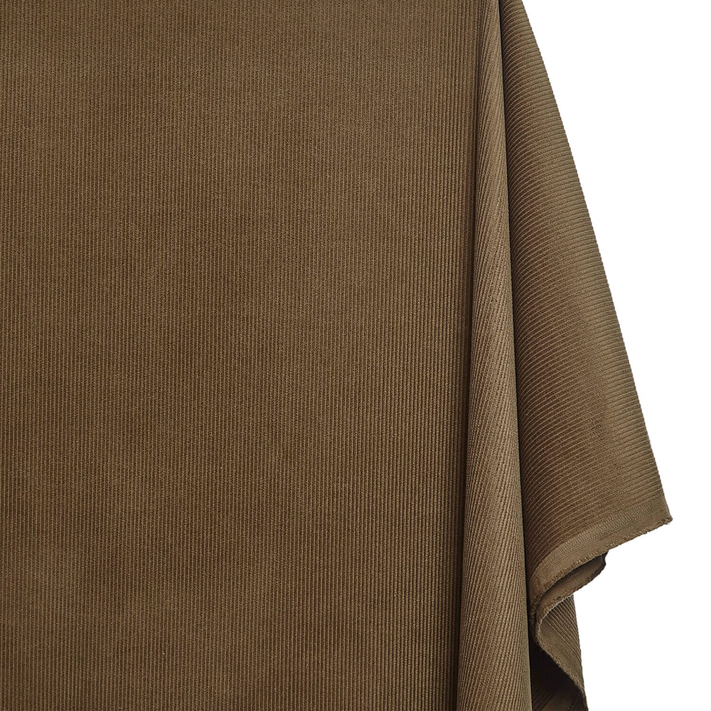 Brown fabric with a textured pattern on a white background-sold by BeautifulWindowsElgin.com