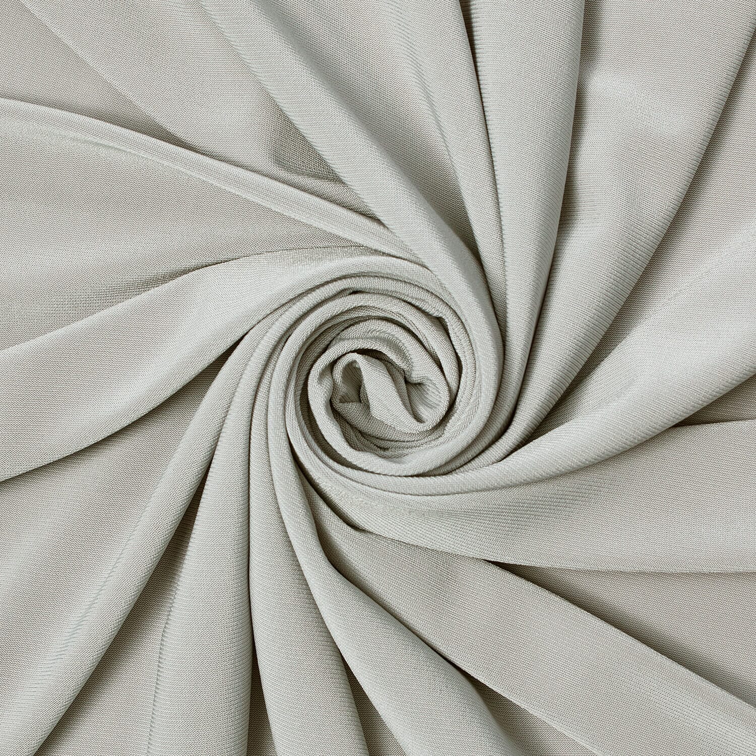 Jersey Knit Fabric—For T-Shirts—Silver Color—High-Quality—Multi-Purpose—Sold by The Yard—Nationwide Shipping