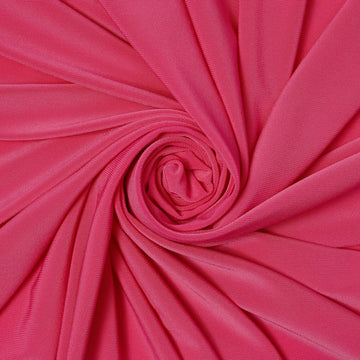 Lipstick Knit Fuchsia Pink Color—Stretch Velvet Fabric—90% Polyester, 10% Spandex—60/61 Inches—Sold by the Yard
