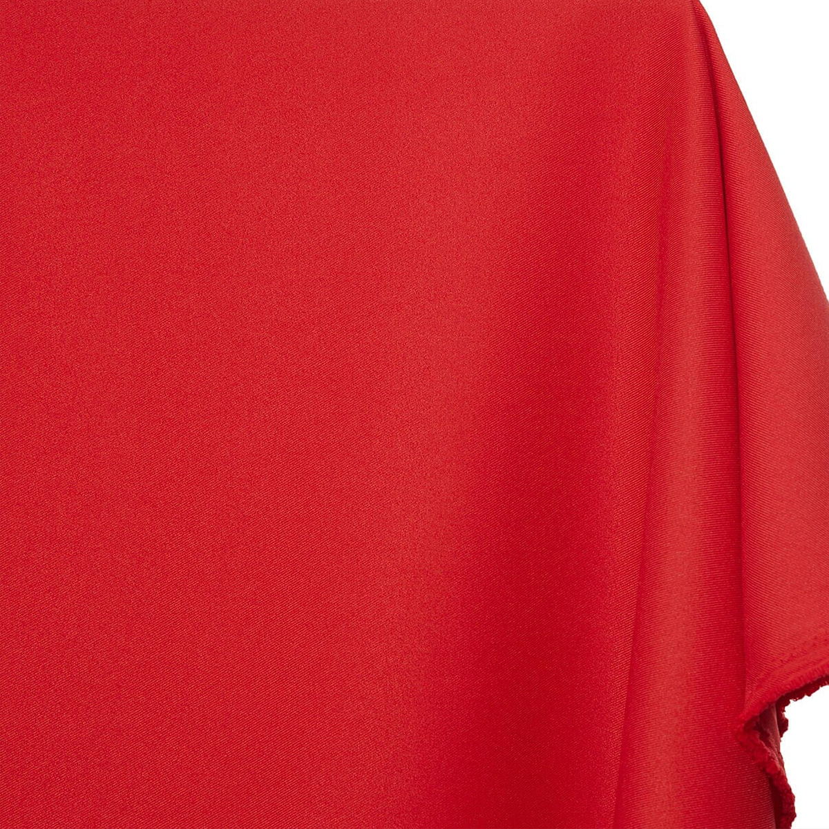 Red fashion gabardine fabric by the yard—fabric sold by BeautifulWindowsElgin.com