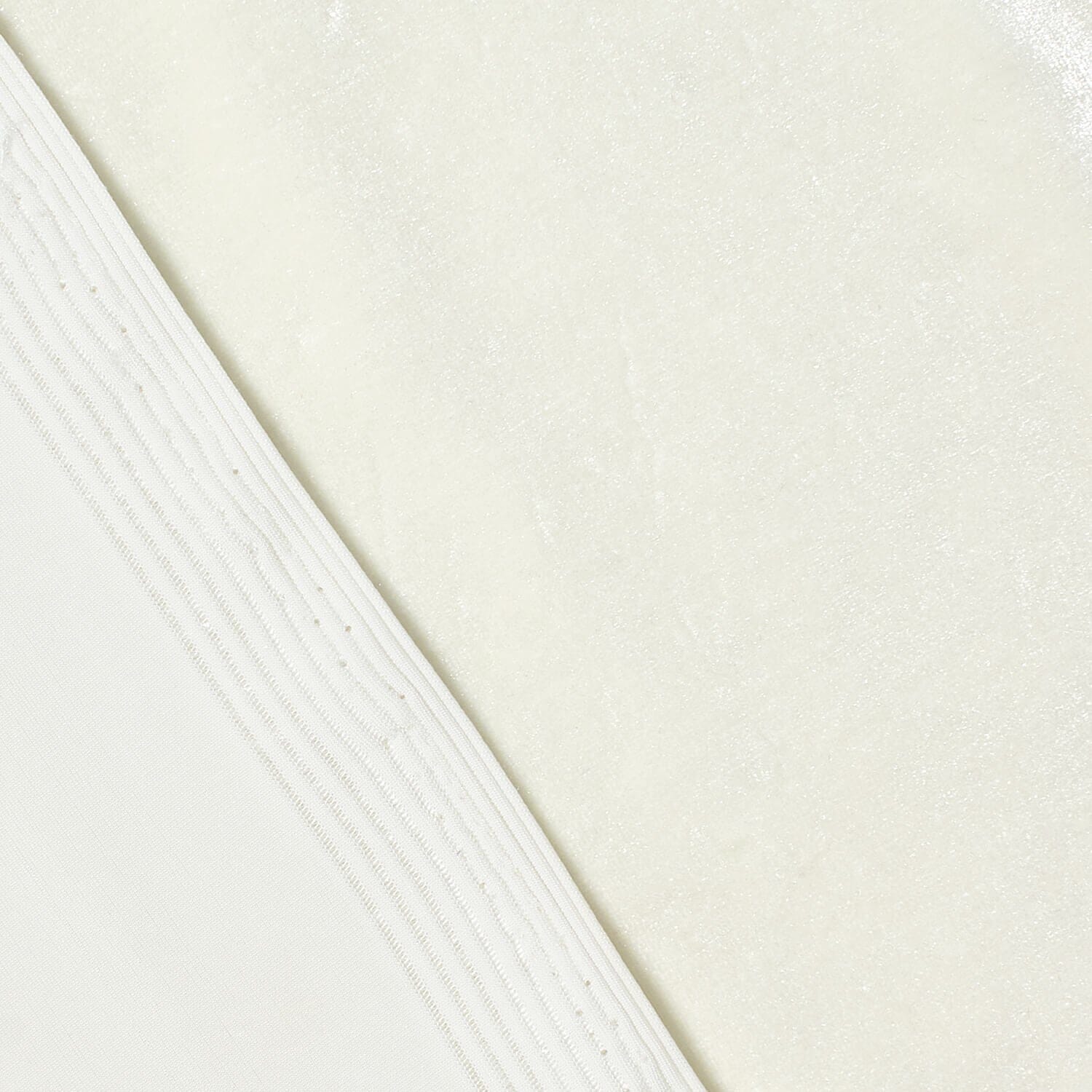 Off- White—Stretch Velvet Fabric——90% Polyester, 10% Spandex— 60/61 Inches—20% Vertical