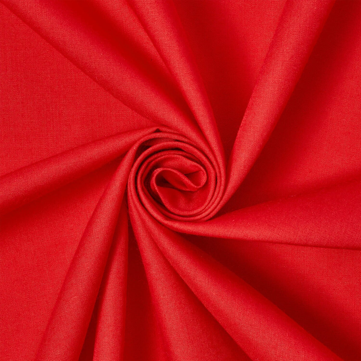 Bold Red Fabric for Sewing – 100% Cotton Broadcloth Material by Beautiful Windows Elgin