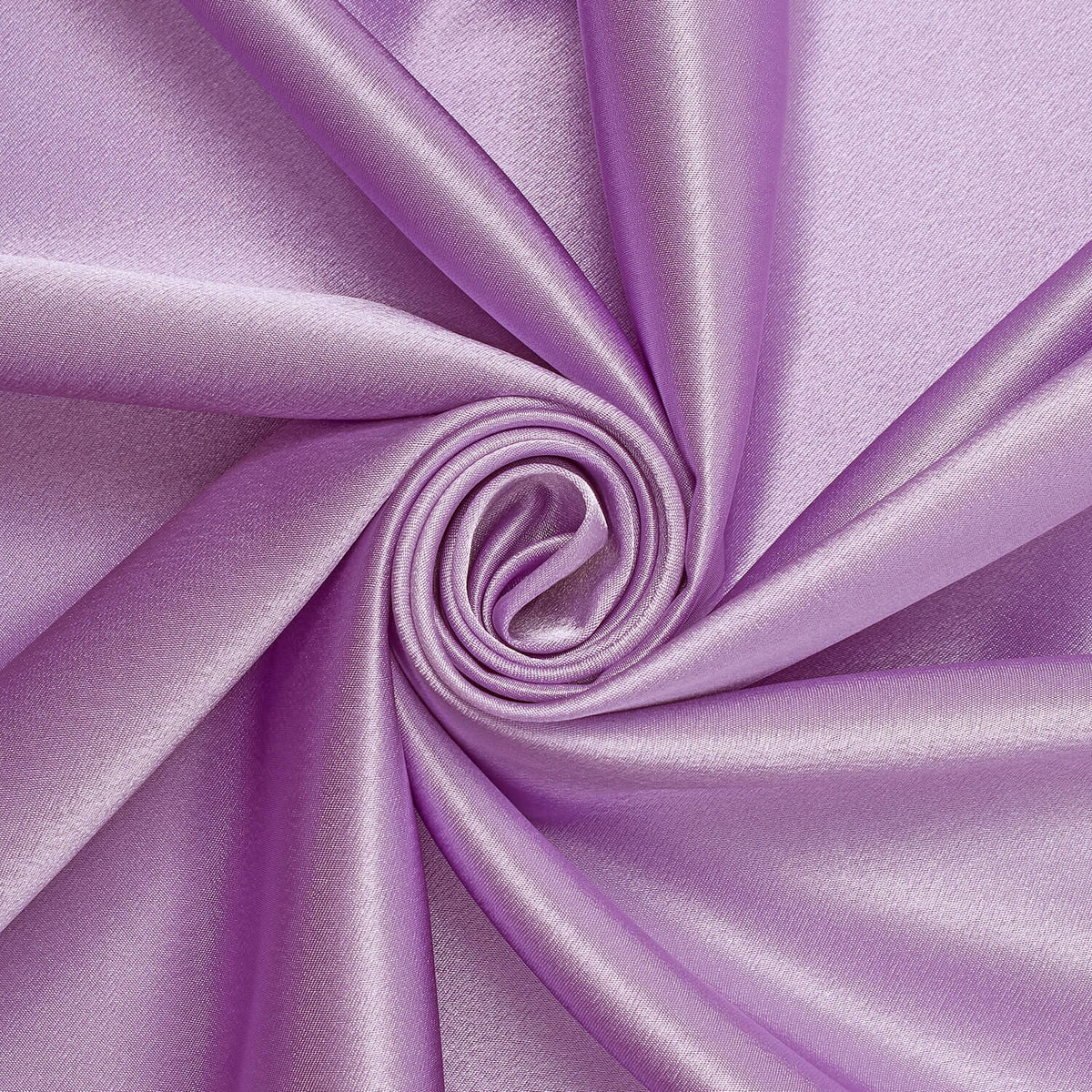 Gaia Lilac Color Hue—Crepe Satin Material —100% Polyester—Sold by the Yard