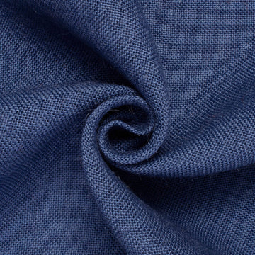 Rustic Charm Royal Blue Standard Jute Burlap- Fabric By The Yard -60" Inch Wide-180-GSM
