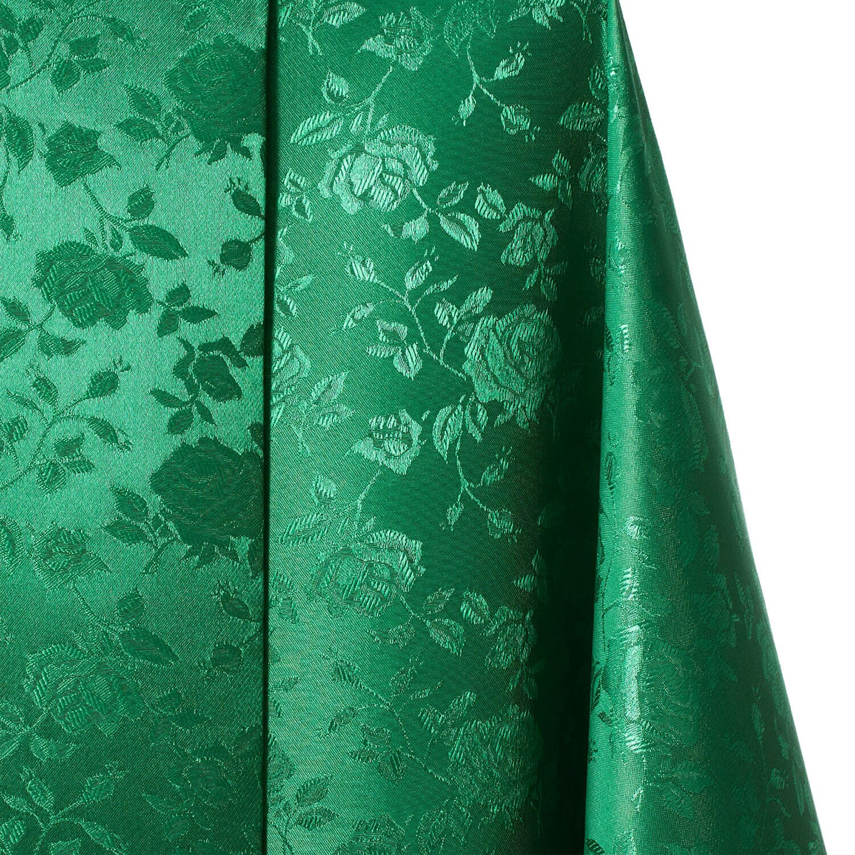 Majestic Rose-Jacquard Fabric—Hunter Green—58" Wide—100% Polyester Fabric—High-Quality—Sold by The Yard