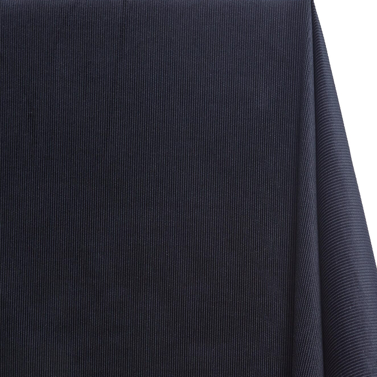 Navy Blue Stretch Corduroy—Cotton Spandex Blend—60/61" Wide