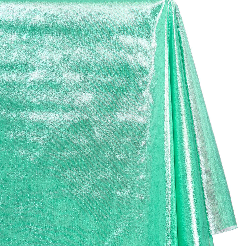 Lagoon Aqua Green Lamé Tissue Fabric 52 Inch Wide – Beautiful Windows Elgin
