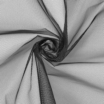 Black Polyester Petticoat Hard Net Crinoline/58-60-Inches-Wide/ Fabric-Sold-By-The-Yard-180-gsm