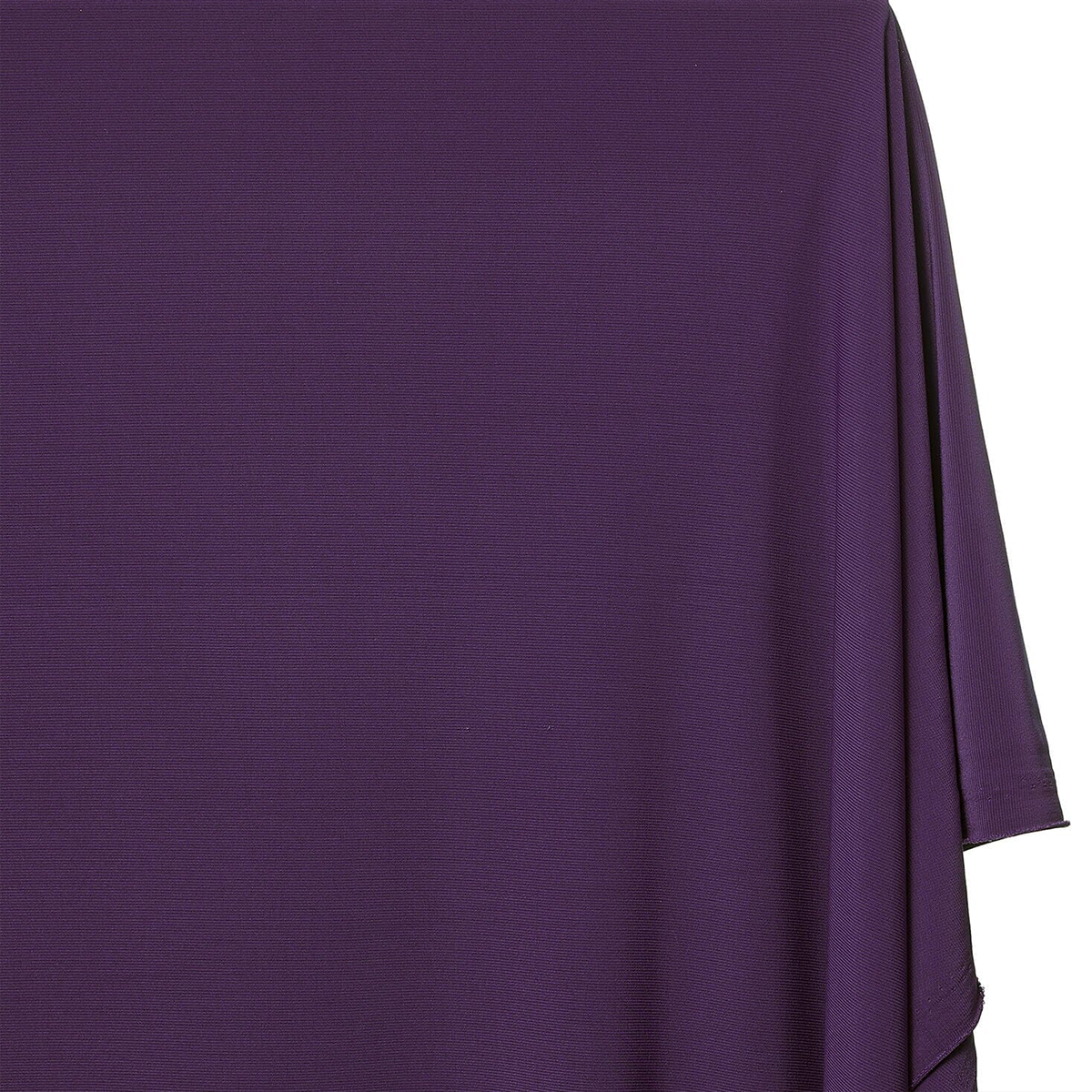 Plum Knit Jersey—Stretch Fabric—90% Polyester, 10% Spandex— 60/61 Inches—20% Vertical