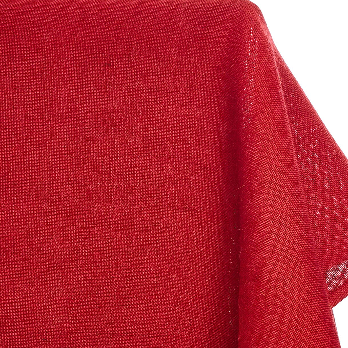 Fire Engine Red—Hypoallergenic Sustainable—Burlap Standard-Fabric—100%Jute—18"| 36"| 46'| 60"Inches Wide—Sold by the Yard