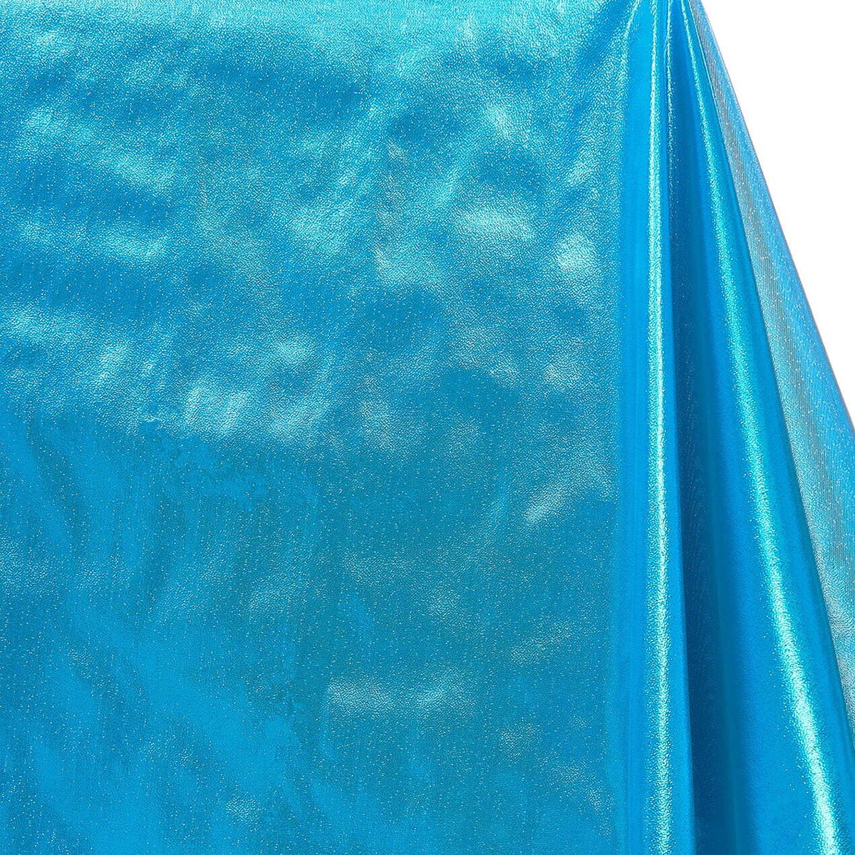 Seabreeze— Tissue Lamé Material—Turquoise Color—Sold by the Yard—Nationwide Shipping Available