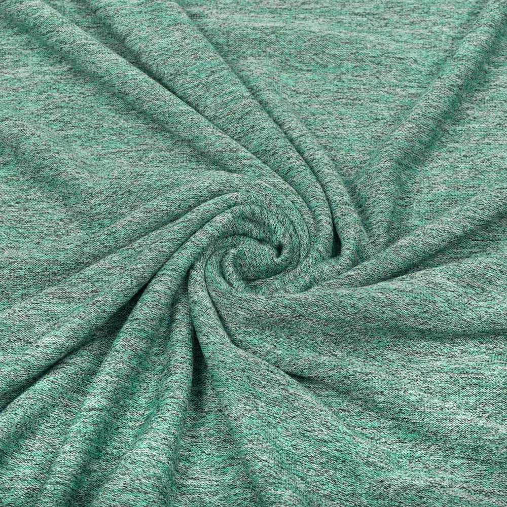 Premium Quality—Sage  Color—Brushed Two Tone—75% Polyester, 20% Rayon, 5% Spandex—Hacci Knit Material—Sold by The Yard