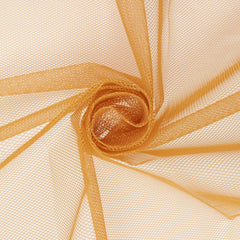 Polyester Petticoat Hard Net Crinoline— Antique Gold—100% Polyester —Ideal for Formal Attire—58/60" Wide—Available by the Yard