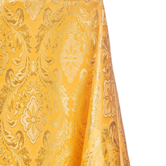Spiritual Richness—Gold & Gold —Floral Metallic Brocade—58"Inche Wide—Multi-Purpose —Availableby the Yard— Nationwide Shipping