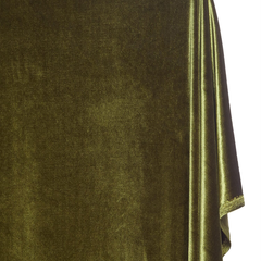 Verdant Plush Oliver—Stretch Velvet Fabric—Sold by the Yard