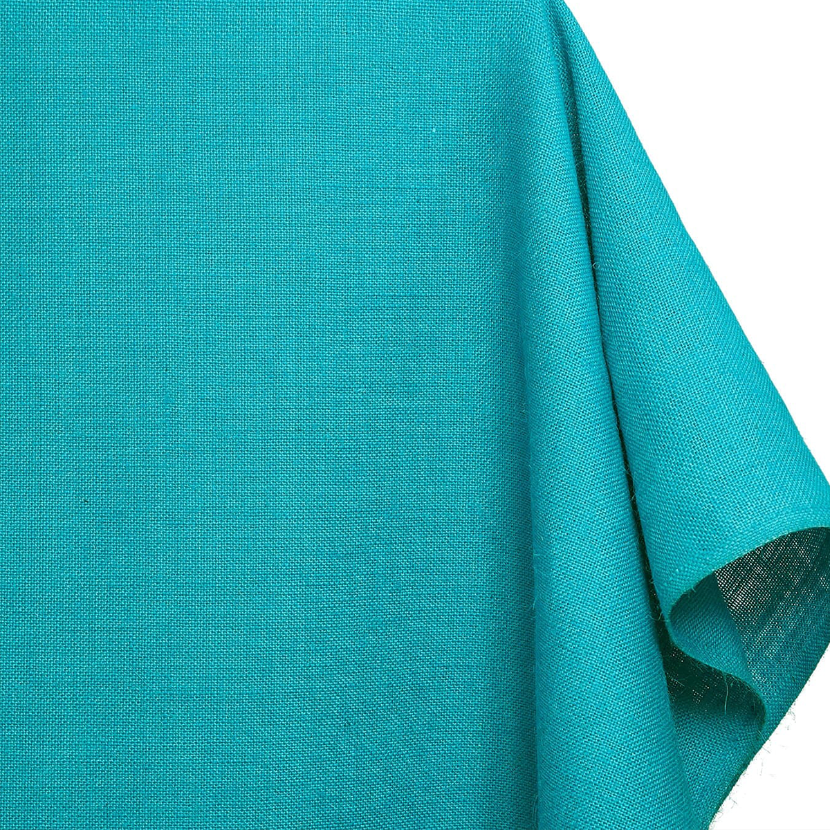 Sewing Burlap Fabric—Standard Jute—Turquoise Color—Sold by the Yard—Nationwide Shipping Available