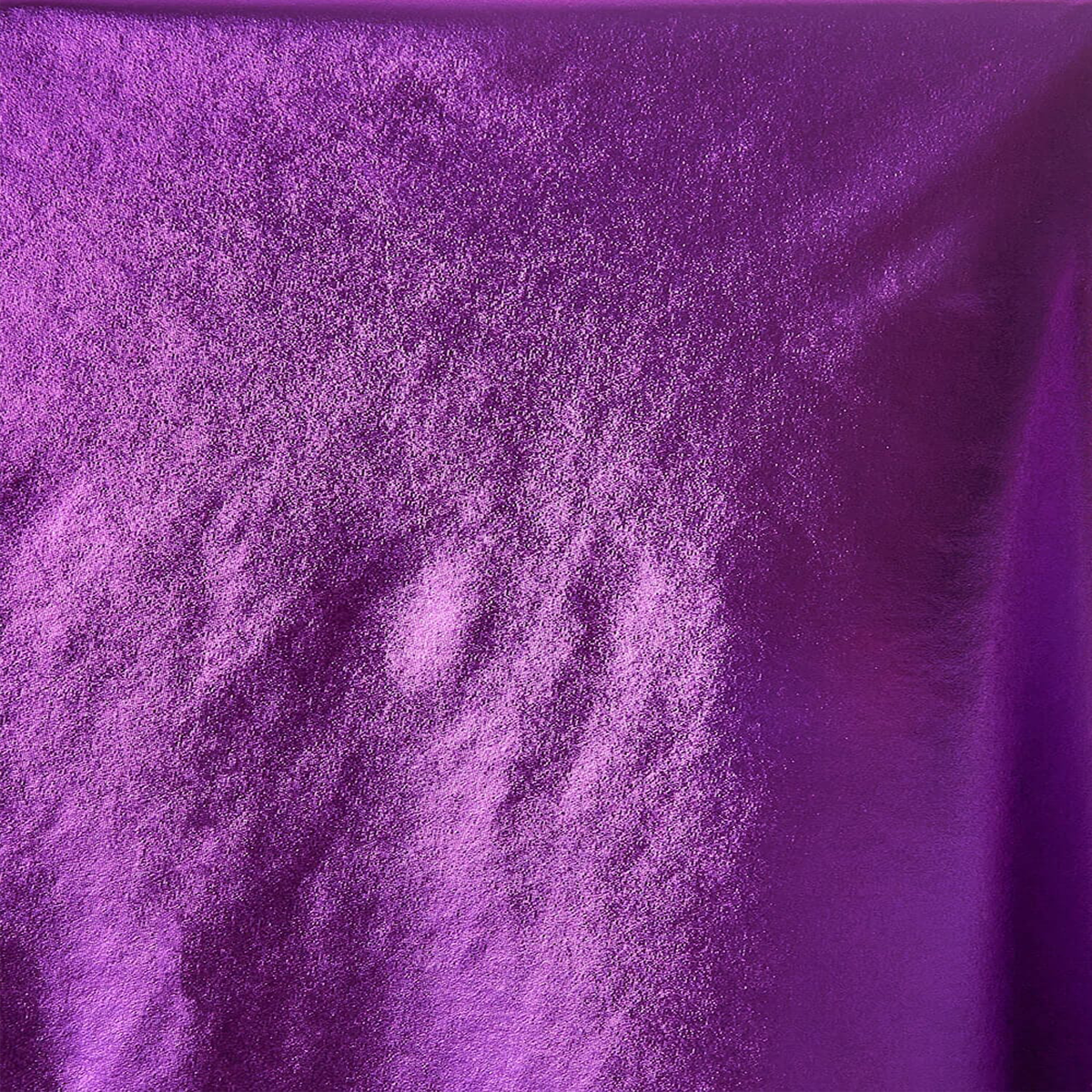 Purple Hue—Metallic Stretch Foil Material—95%-Polyester -5% Spandex—Sold By The Yard—Width 60/61 Inches Wide