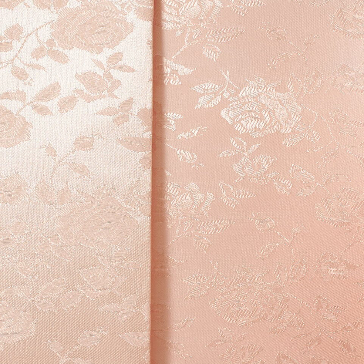 Double-Sided Jacquard Fabric—Durable Quality —Rose Gold —58" Wide—100% Polyester Fabric—High-Quality—Sold by The Yard