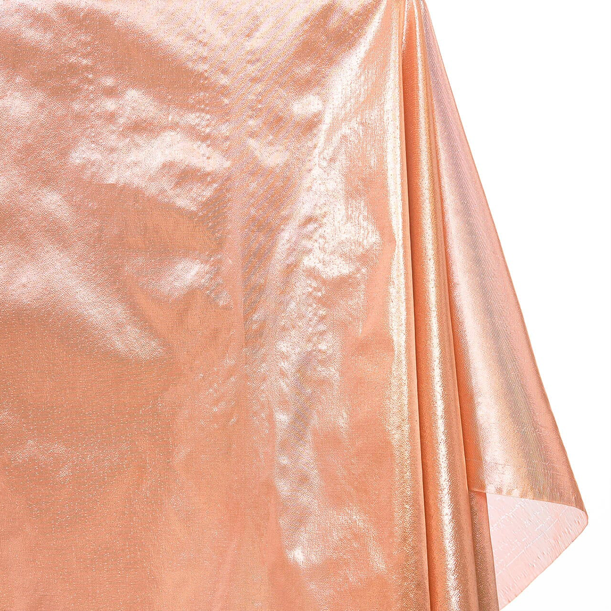 Peach Metallic Lamé Fabric 51 Percent Metallic – Beautiful Windows Elgin