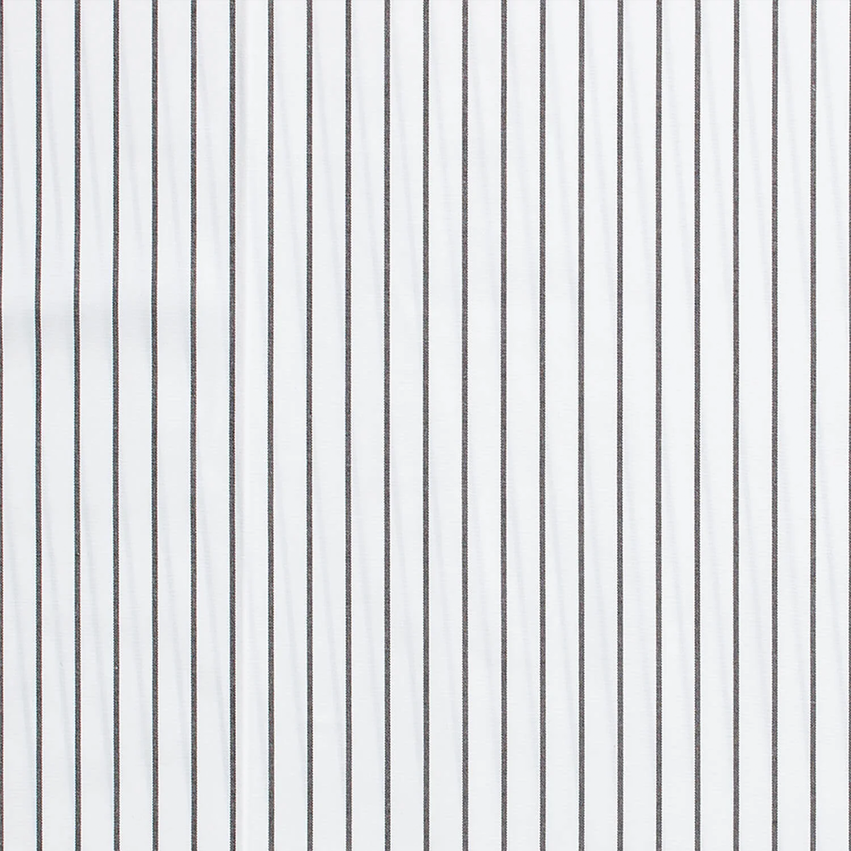 TELFORD BLACK & WHITE PINSTRIPE SHRITING POPLIN FABRIC