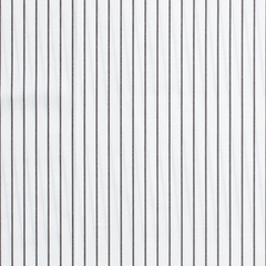 Poplin Pinstripe Shirting—Black-White Color—Premium Quality—59/60" Inches Wide—Available by the Yard—Nationwide Shipping