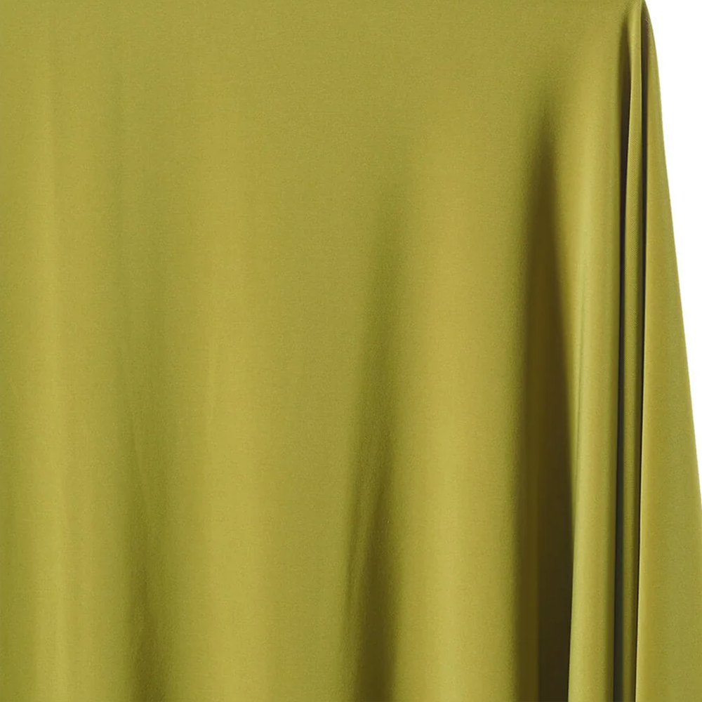 Olive green high visibility jersey knit fabric for apparel sold by beautifulwindowselgin.com