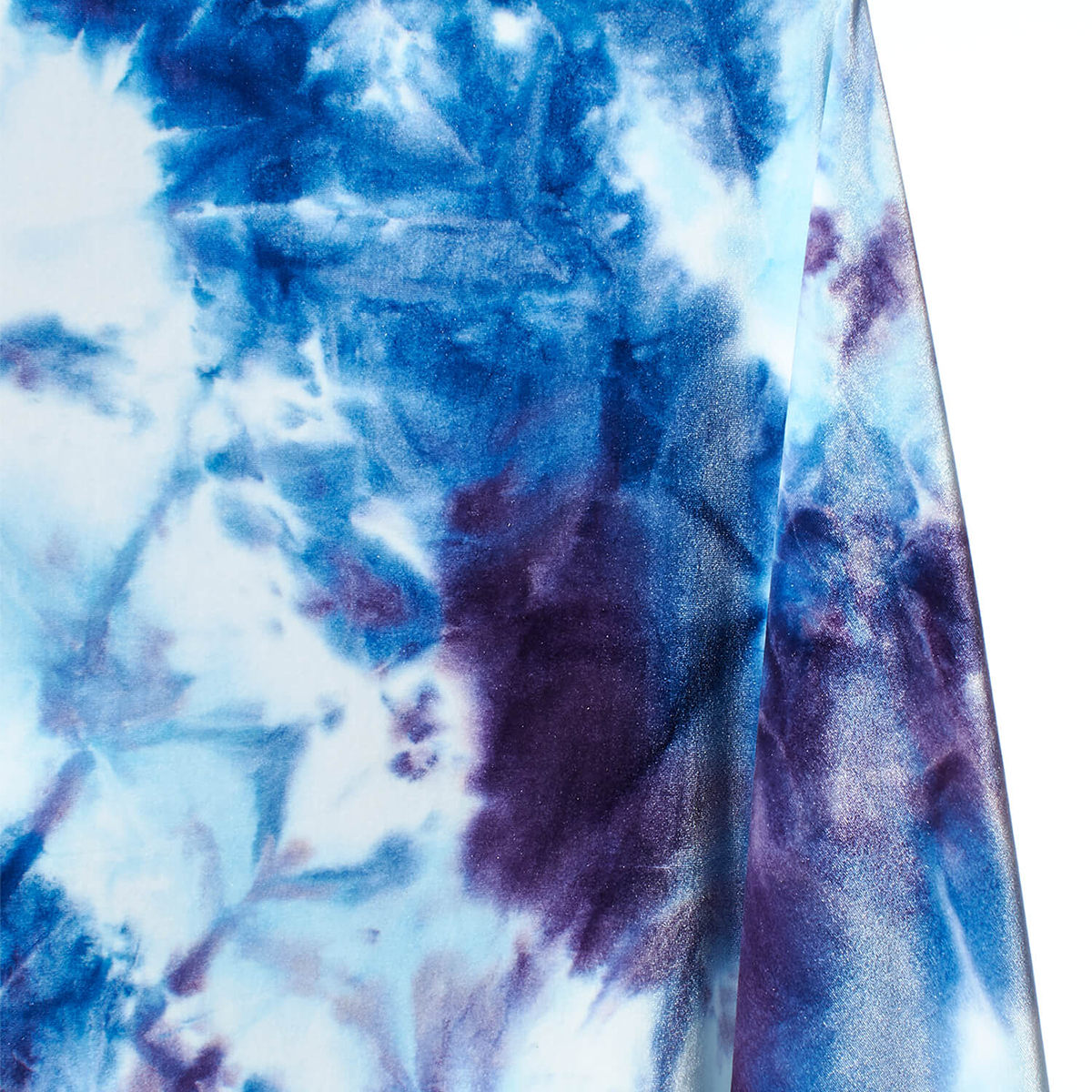 Velvet fabric by the yard—blue and white velvet fabric— Beautiful Windows, Elgin