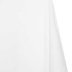 White Polyester Petticoat Hard Net Crinoline- /58–60 Inch Wide Fabric/Sold By The Yard-180 GSM