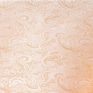 GOLD & PINK HUE PAISLEY BROCADE FABRIC