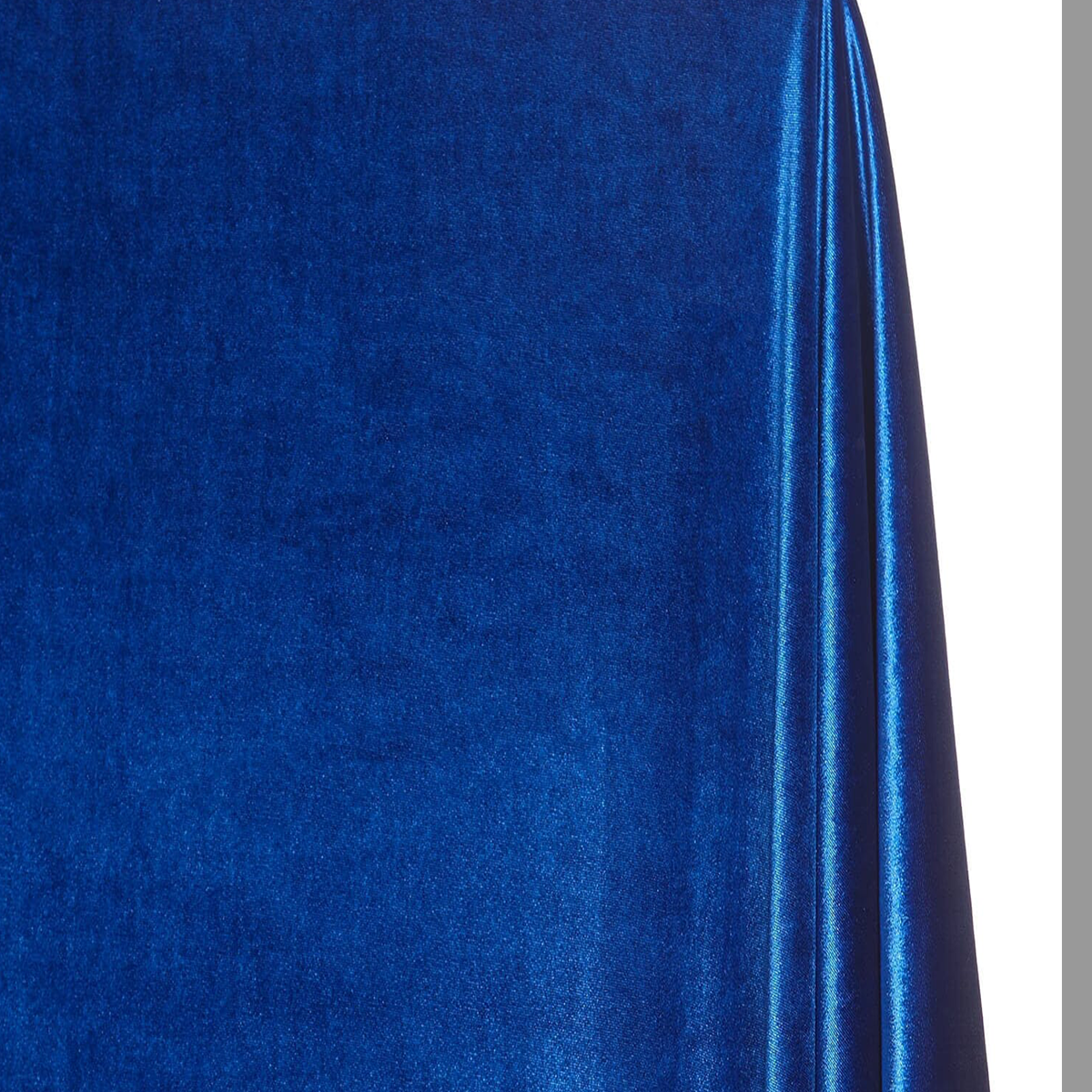 Royal Blue—80% Polyester, 20% Cotton —Crushed Velvet Fabric—Multi-Purpose —Sold by the Yard—Available in the USA.